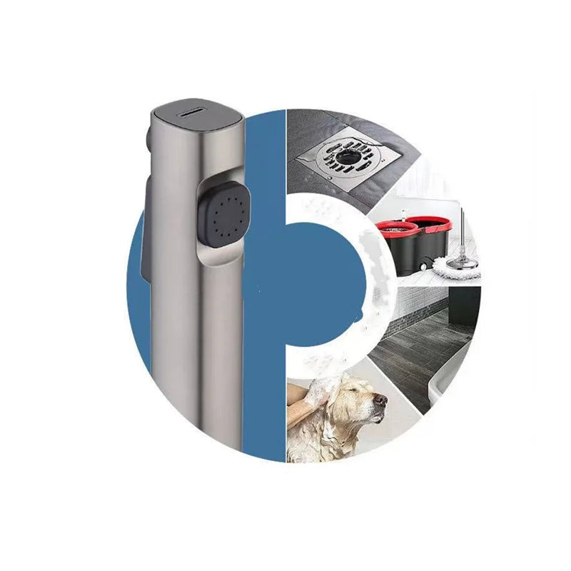 Handheld Toilet Bidet Sprayer – Pressurized Shattaf Shower Attachment for Bathroom Hygiene