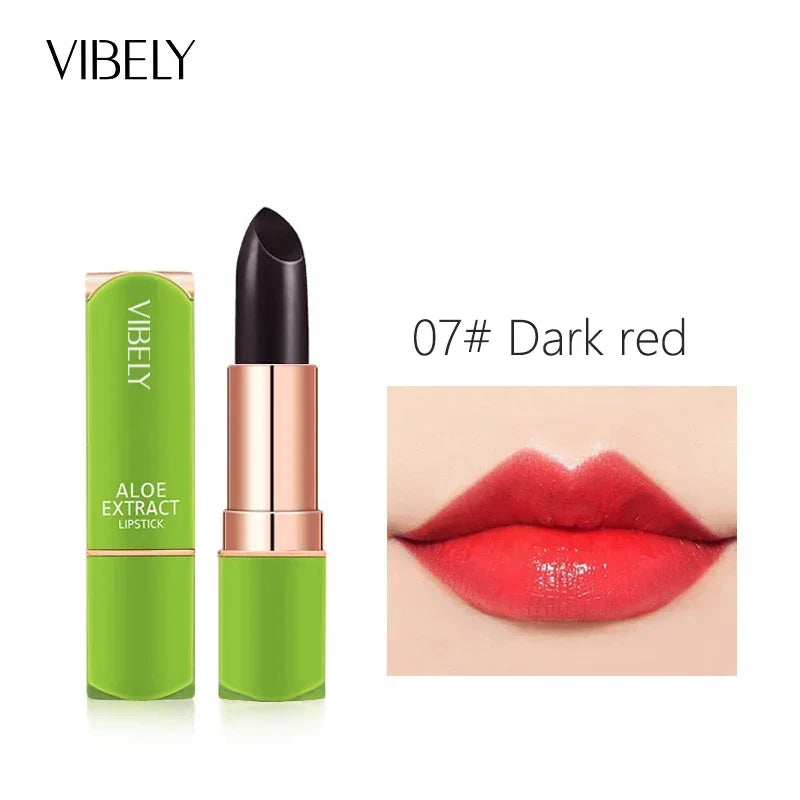 Spring Aloe Vera Moisturizing Lipstick – Long-Lasting Nourishing Temperature-Change Lip Balm & Gloss