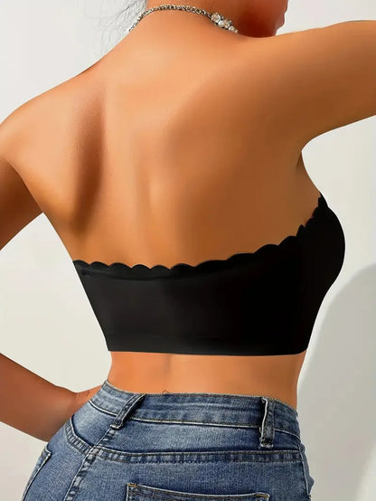 Front Button No-Wire Bra — Smooth, Breathable, Comfortable Underwear, Solid Color, Invisible & Seamless Design