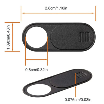 Tesla Model 3/Y Privacy Protector: Center Console Webcam Slide Switch Camera Cover - Interior Sticker Trim for Added Security