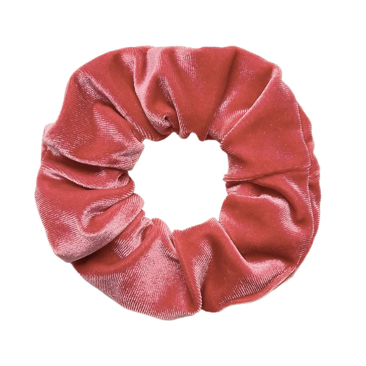 Vintage Velvet Hair Scrunchies for Women & Girls – Solid Color Ponytail Holder Elastic Hair Bands, Soft Fashion Hair Ties Accessories