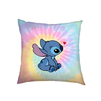 Anime Disney Stitch Double-Sided Print Pillowcase – Kawaii Stitch Pillow for Kids’ Room Decoration & Gifts