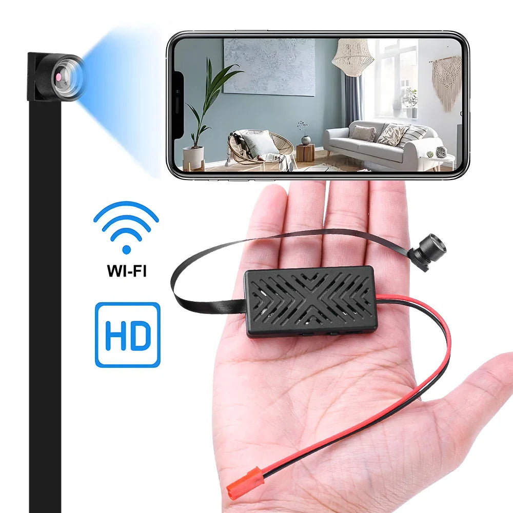1080P DIY WiFi Mini Camera Module — Motion Detection Sport DV P2P Video Recorder with Remote Control for Home Security