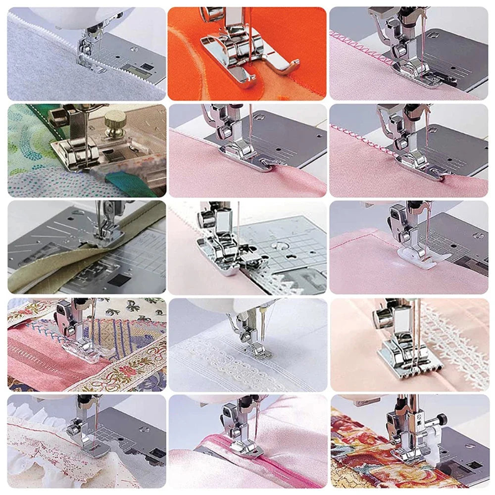 82-Piece Sewing Machine Presser Foot Set - Multifunctional Professional Accessories Kit