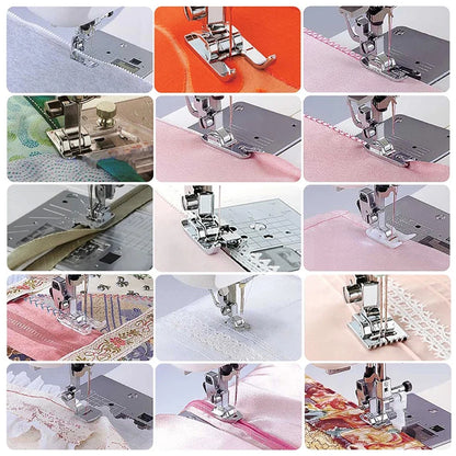 82-Piece Sewing Machine Presser Foot Set - Multifunctional Professional Accessories Kit