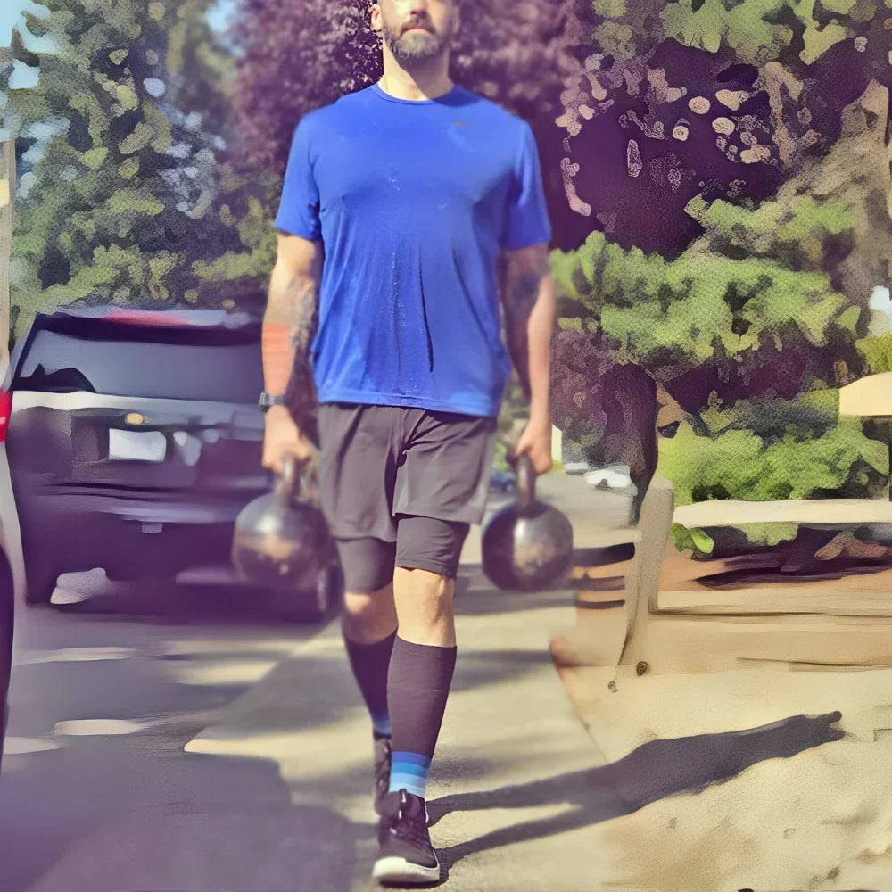 Calf Compression Sleeves - 20-30mmHg Running Leg Sleeves for Shin Splints, Varicose Veins & Fatigue Relief for Men & Women