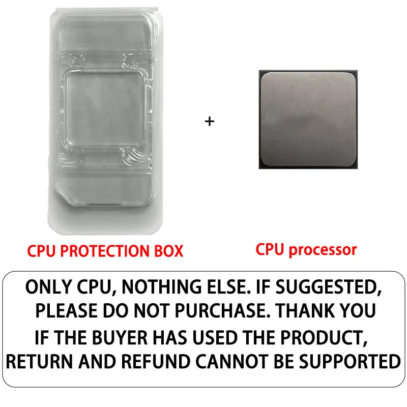 AMD Ryzen 5 7500F Processor — 3.7GHz, 5nm, L3 32MB, Socket AM5, CPU Tray (No Cooler)