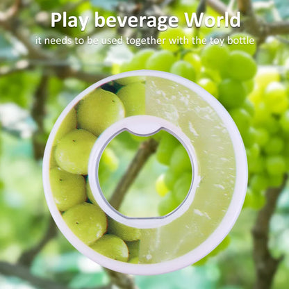 Flavored Sports Water Bottle with Scented Pods – 0 Calorie Fragrance Ring Drinking Cup