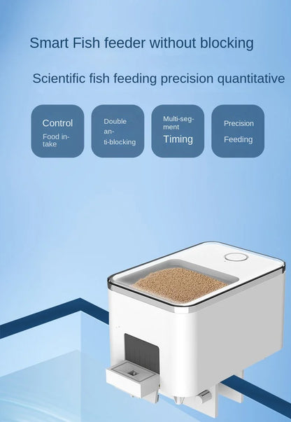Automatic Aquarium Fish Tank Feeder – WiFi Wireless Smart App & Voice Control with Timing & Remote Feeding