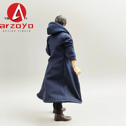 1/12 Scale Male Windbreaker Outfit – Coat, Vest & Pants Accessory for 6” VB002/VB003 Action Figures
