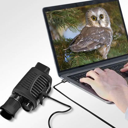 1080P HD Monocular Night Vision Scope – 5X Zoom Infrared Hunting Telescope, 300m Range in Full Darkness