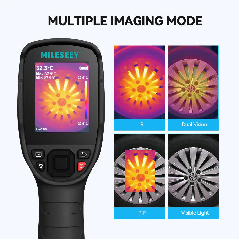 EMILESEEY TR256E/B Thermal Imager Camera 256x192 - Infrared Temperature Meter for PCB and Pipeline Repair Detection