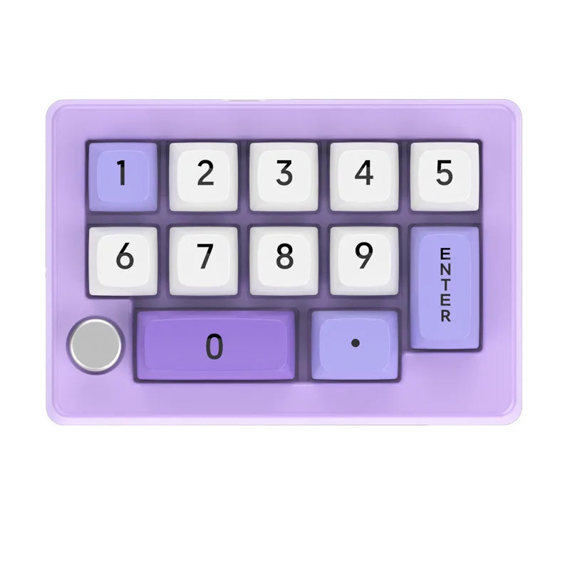 13-Key Programmable Mechanical Mini Keyboard – Hot-Swappable Switches with 7-Color RGB Lighting for Gaming