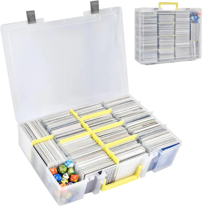 2300+ Trading Card Storage Box – Playing Card Case Organizer for PM TCG, Yu-Gi-Oh, CAH & Phase 10