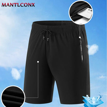 Men's Summer Gym Fitness Shorts – Quick Dry Elastic Sports Training, Running & Jogging Workout Shorts