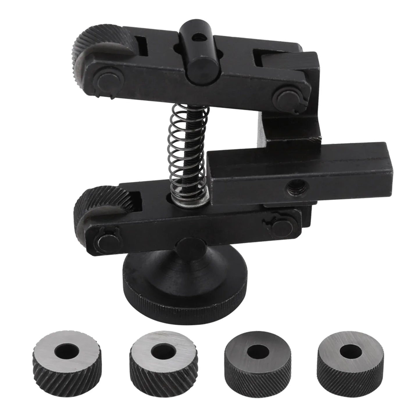 Adjustable Knurling Tool Holder — Linear Knurler Lathe Tool with Wheel for Precision Knurling