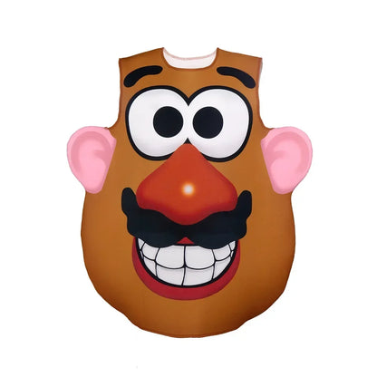 Mr. & Mrs. Potato Head Costume - Funny Matching Couple Halloween Cosplay Tunic