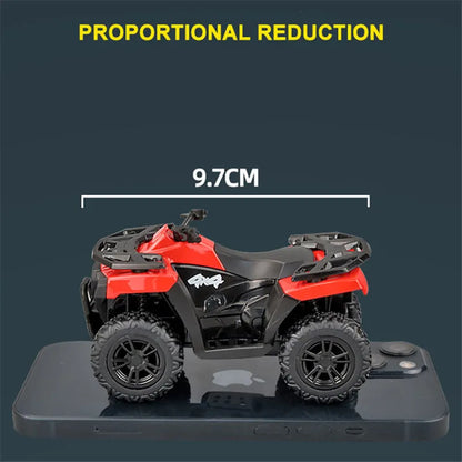 1:36 Alloy ATV Motorcycle Model – Diecast Metal Off-Road Beach Bike Toy Simulation for Kids Gift