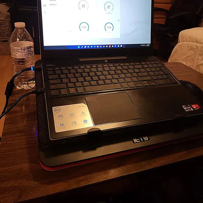 IETS GT500 Laptop Cooling Stand Series V2/V1/S2/B0 - 5000RPM External Cooler Pad for 13" to 17.3" Gaming Notebooks