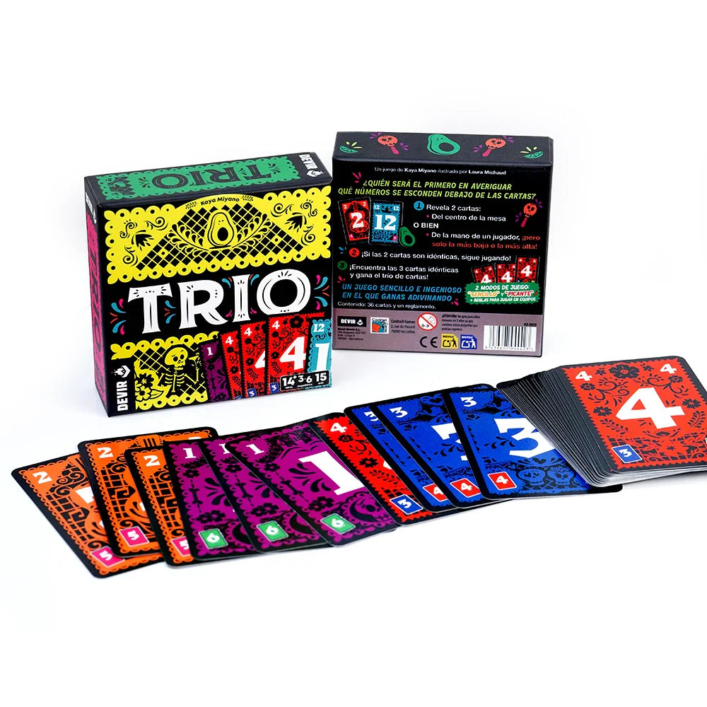 Spanish Trio Card Game Set – Party Games Including The Imposter, Arre Unicorn & More