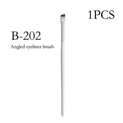 Upgrade Blade Eyeliner Brush | Ultra-Thin Fine Angle Flat Brush for Eyebrows & Under-Eye Makeup | Precise Detail White Brush