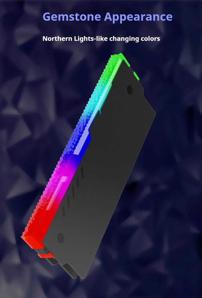 TEUCER ARGB RAM Cooling Kit – Memory Heat Sink Vest for PC Desktop Computers