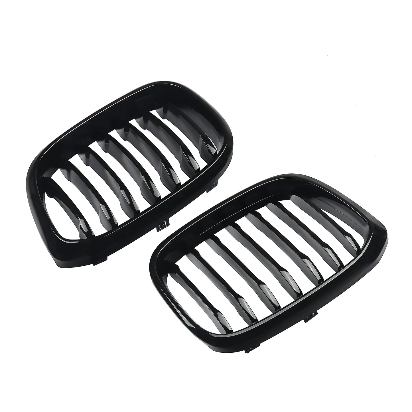 MagicKit Front Bumper Grill for BMW X3 X3M G01 & X4 G02 (2018-2020) — Gloss Black Single Slat Sport Style Replacement