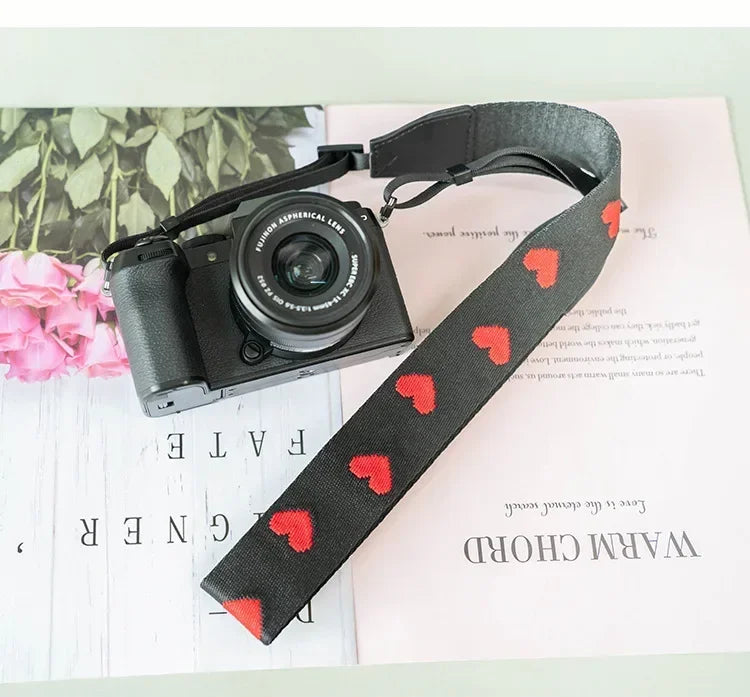 Adjustable Camera Shoulder Strap – Compatible with Canon, Nikon, Sony, Fujifilm & Mirrorless SLR Cameras
