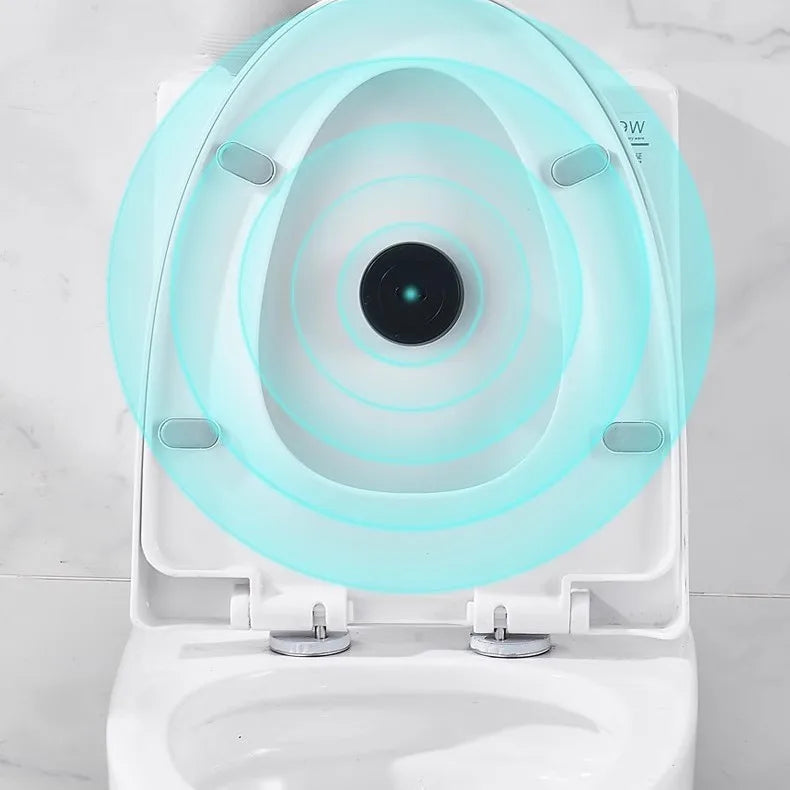 Bathroom Smart Toilet Seat Cover with Automatic Flush Sensor - Modern Lavatory Bidet Accessory