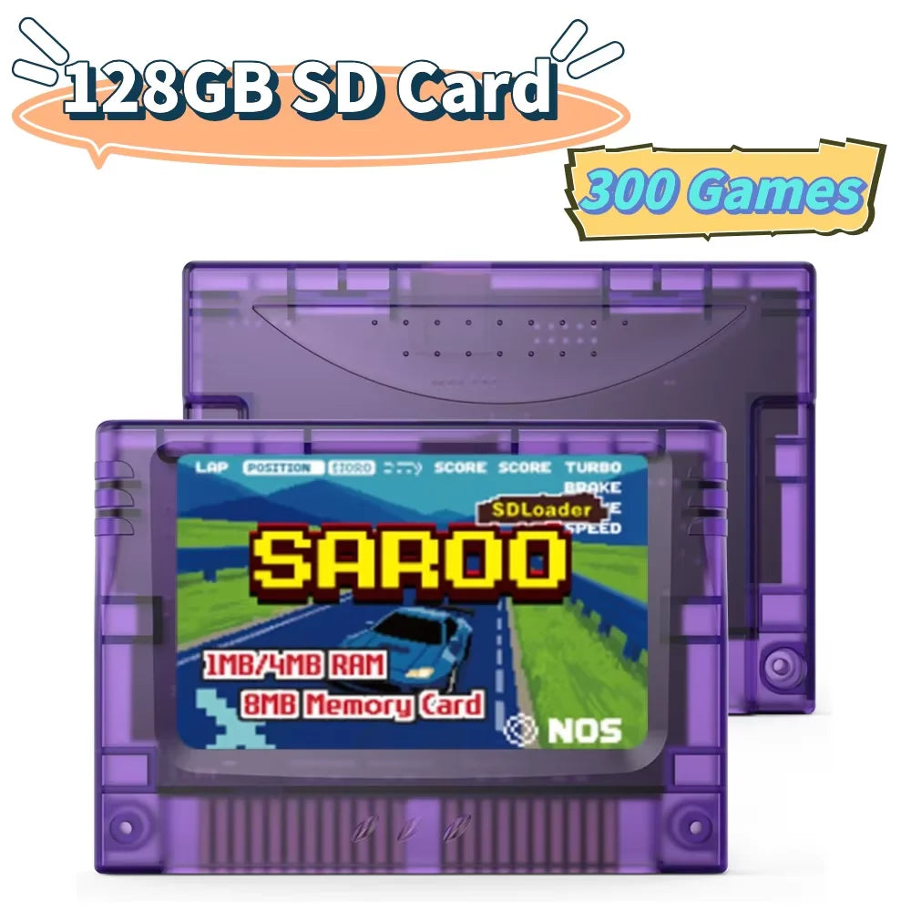 EPICJOY SEGA Saturn SAROO Optical Drive Emulator — SDLoader FlashCart with 1MB/4MB RAM & 8MB Memory Card