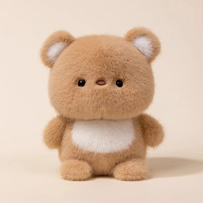 16cm Cute Plush Companion Doll - Anime Elephant, Rabbit, Bear & Panda Soft Desk Toy Gift