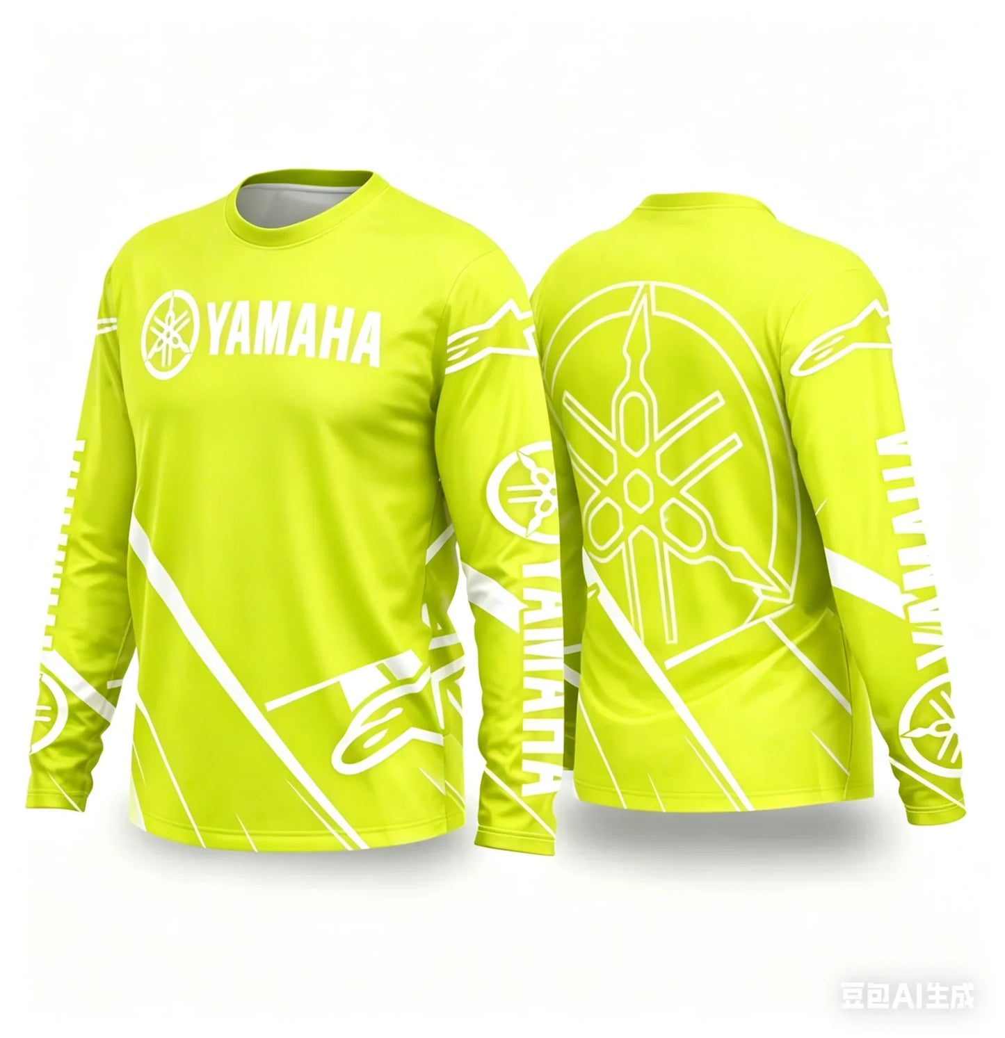 YAMAHA Motorcycle Riding Suit - Breathable Quick-Dry Long Sleeve Off-Road Racing Sportswear for Men & Women