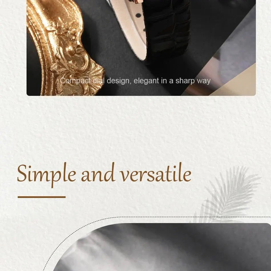 Women’s Fashion Leather Belt Watch Set – Butterfly Wallet, Glasses, and Quartz Wristwatch Dress Clock Montre Femme