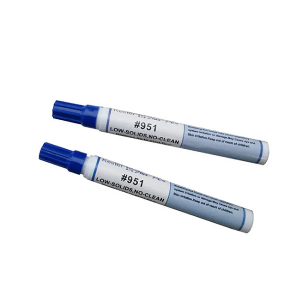951 No-Clean Soldering Flux Pen – Low Solids Precision Tool for Solar Cell & PCB Soldering