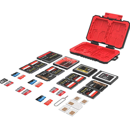 Desional E8 CFexpress & SD Card Case – Waterproof, Anti-Drop Memory Card Storage Box for TF & Phone Cards