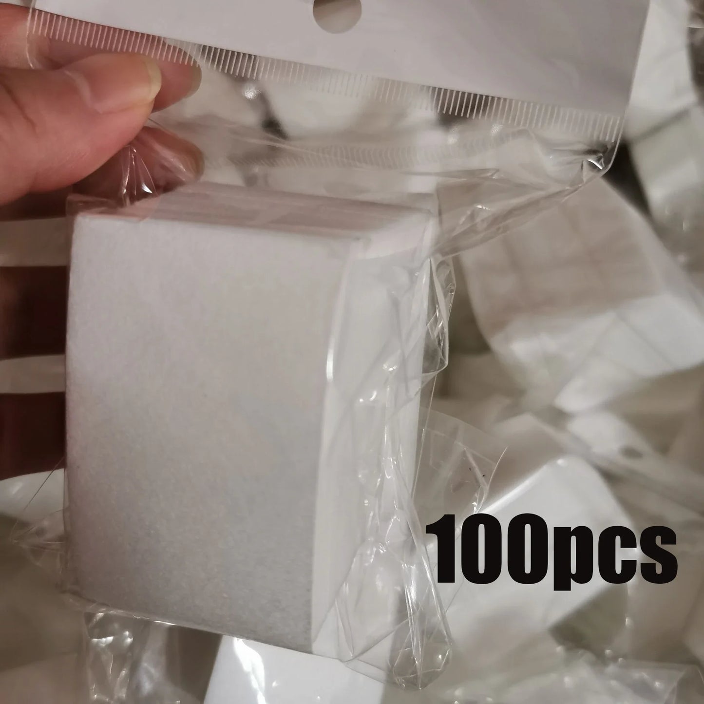100–1000PCS Lint-Free Cotton Pads – Professional Nail Wipes for Gel Polish Removal & Nail Art Cleaning