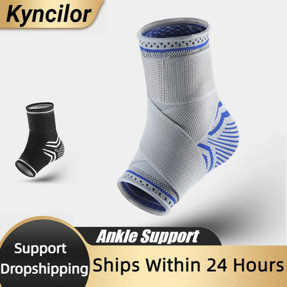 1/2 Pcs Breathable Ankle Support Compression Sleeve — Injury Recovery Joint Pain Sports Socks