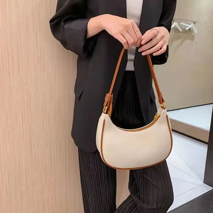 Small Armpit Bag for Women – 2024 New Fashion, French Niche High-End Shoulder Bag, Trendy & All-Match Style