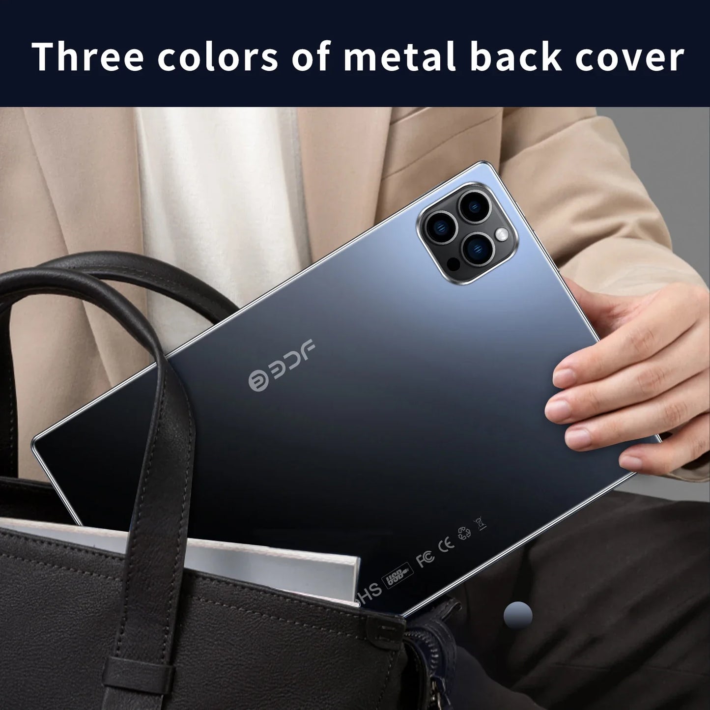 BDF 10.1" Android Tablet – Octa-Core, Dual SIM, 3G Call, Dual Cameras, 4GB RAM 64GB ROM, WiFi & Bluetooth