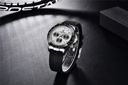 40mm PAGANI DESIGN V2 Men’s Quartz Watch – Sapphire Retro Chronograph Stainless Steel Waterproof