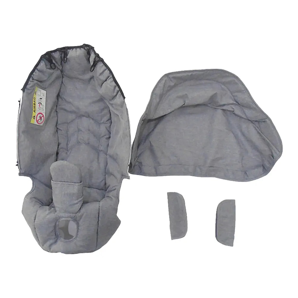 Toddler Baby Stroller Rain Cover — Waterproof Oxford Sunshade & Dustproof Cover with Soft Seat Cushion and Washing Kit