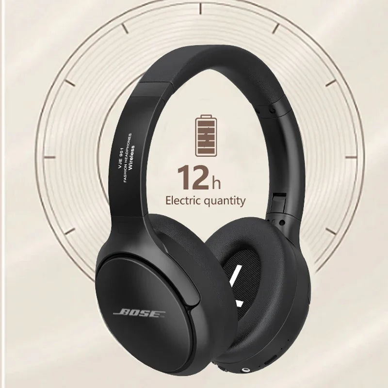 BOSEmini V901 Wireless Bluetooth Headset – Sports Gaming Headphones with Mic, Noise Cancelling Earbuds