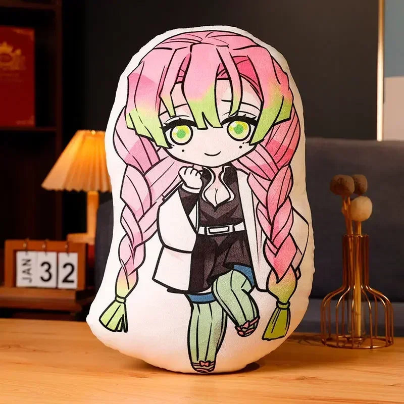 Demon Slayer Kimetsu no Yaiba Plush Cushion – Anime Dakimakura Pillow Tanjiro Nezuko Zenitsu Inosuke Kawaii Doll