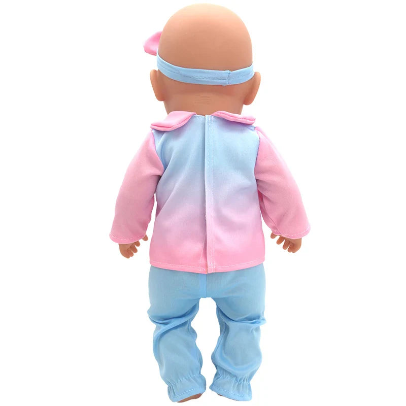 18-Inch American Girl Doll Clothes – Coat, Tights & Pants Outfit for Newborn & Baby Dolls