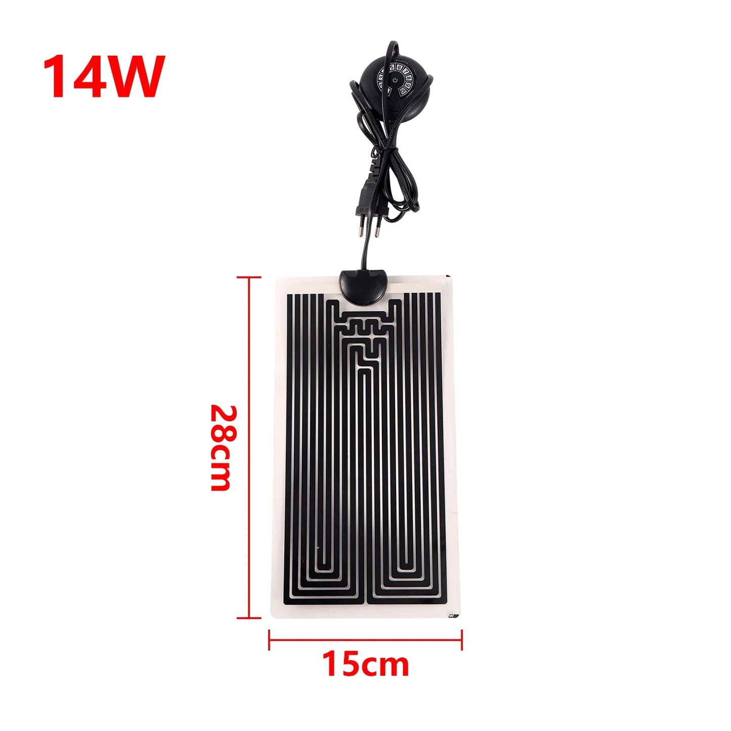 Adjustable 5-45W Reptile & Plant Heat Mat – Pet Heating Pad with Temperature Control