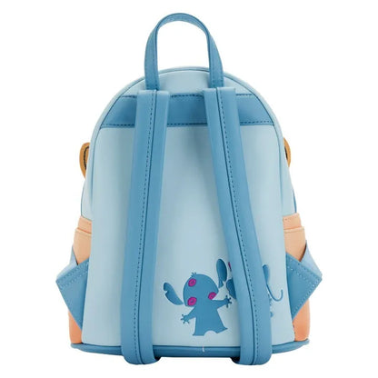 Disney Inside Out Sadness Mini Backpack – PU Leather Cartoon Rucksack for Girls, Cute Cosplay Storage Bag
