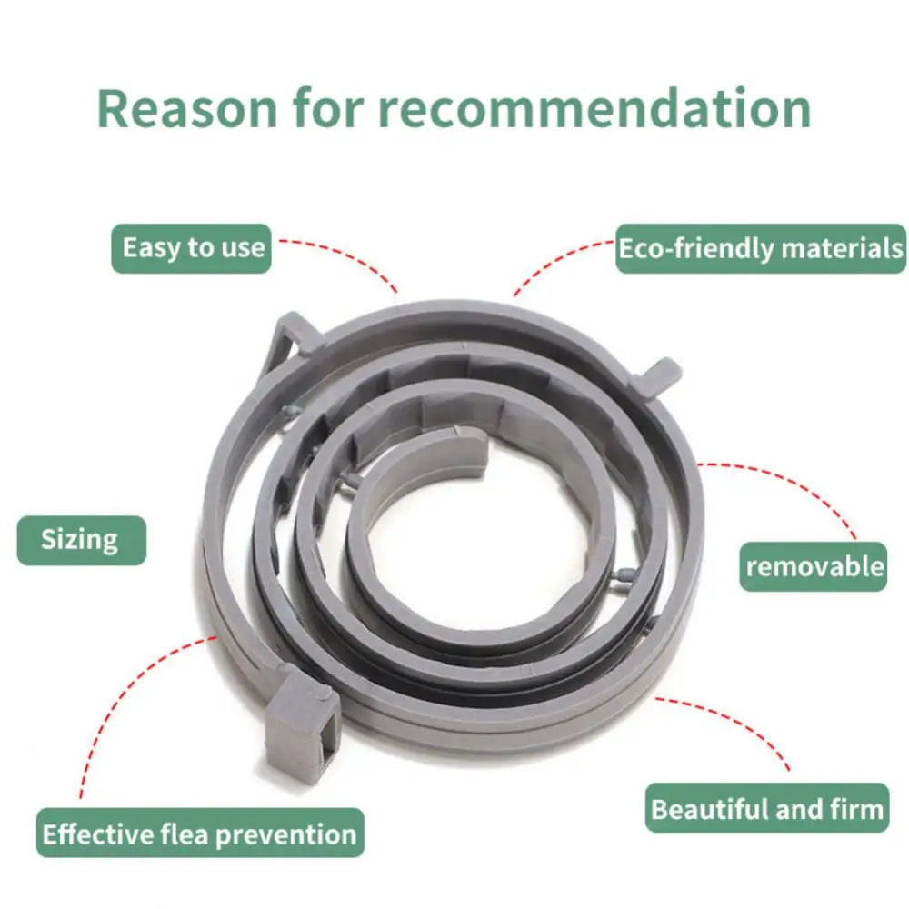 Dog & Cat Anti-Flea and Tick Collar – 8-Month Protection – Adjustable Pet Collar for Puppies, Cats, and Large Dogs