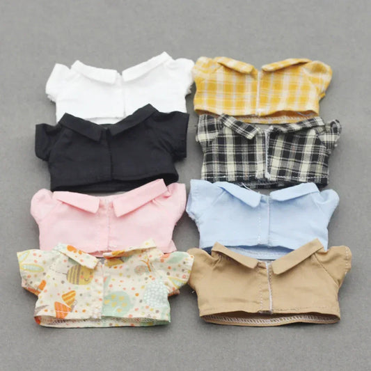Fashion Mini Colorful Hoodies – 17cm Labubu Doll Clothes & Accessories for Cute Decoration Gift