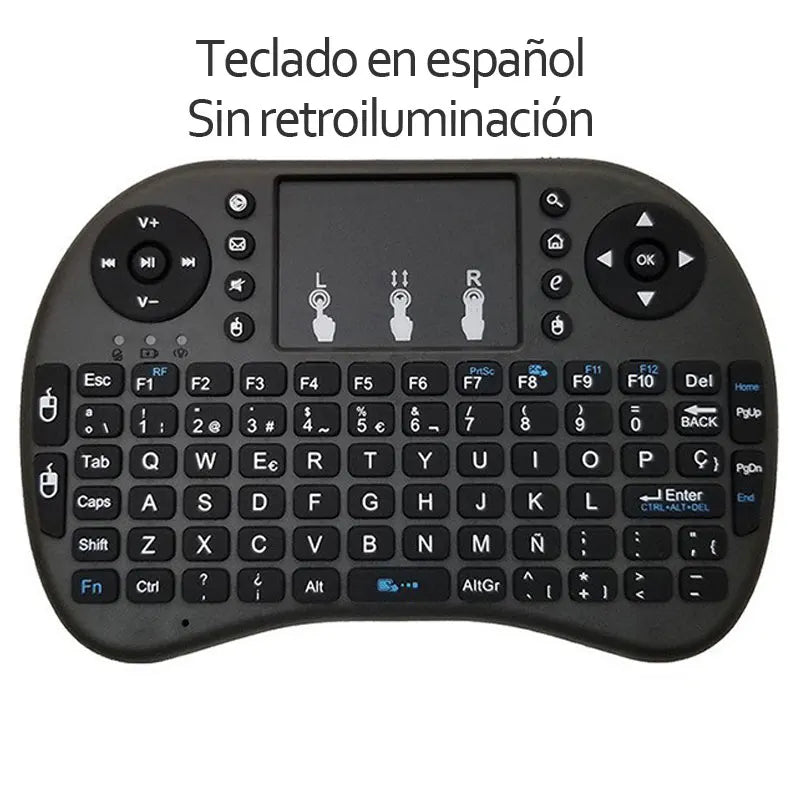 2.4G Air Mouse Remote — Colorful Backlight Touchpad Keyboard for Android TV Box & PC I8 Mini Wireless