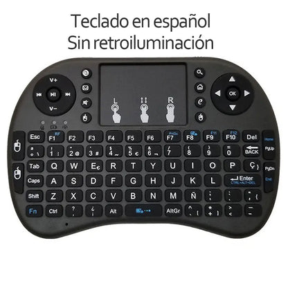 2.4G Air Mouse Remote — Colorful Backlight Touchpad Keyboard for Android TV Box & PC I8 Mini Wireless